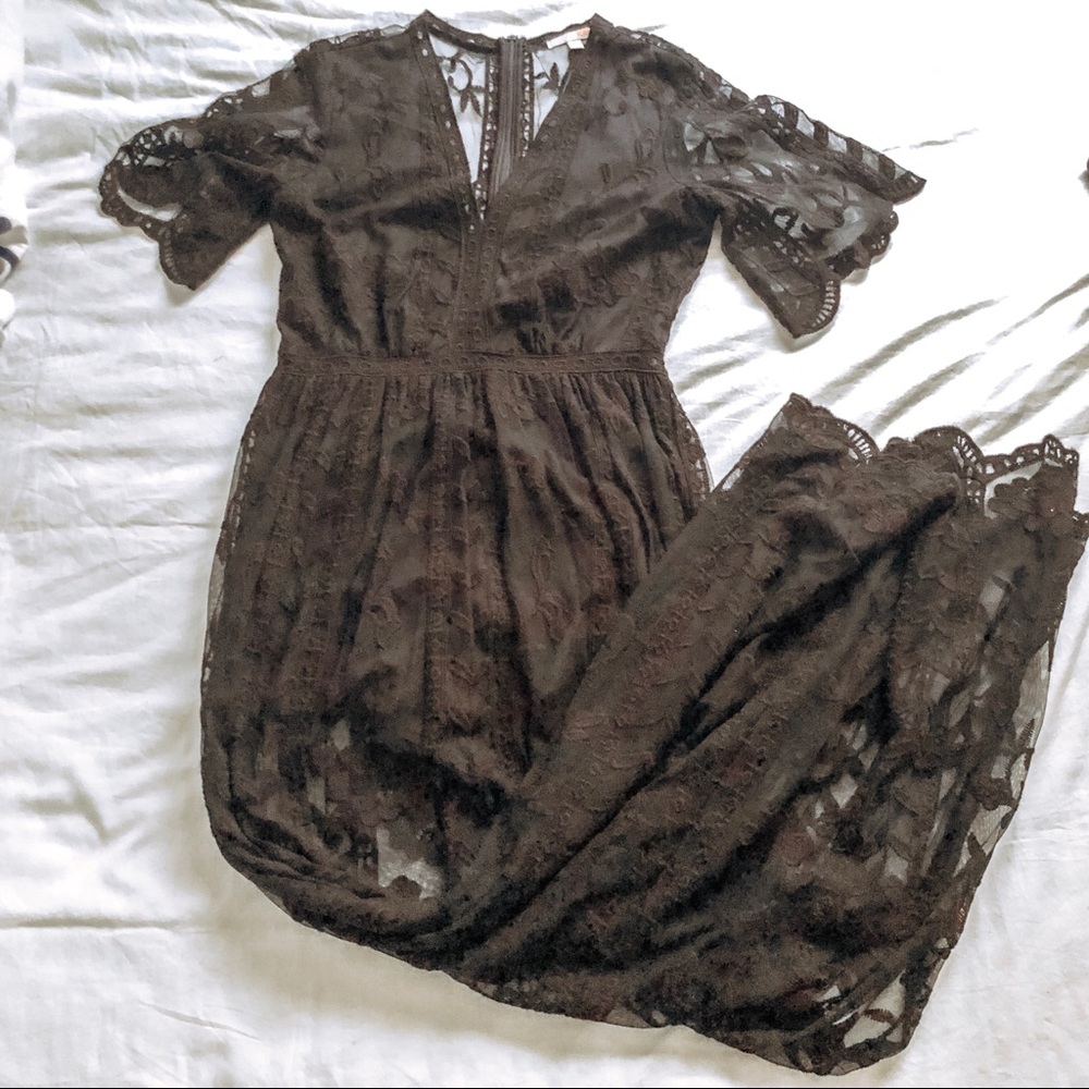 Lace Romper/Dress combo